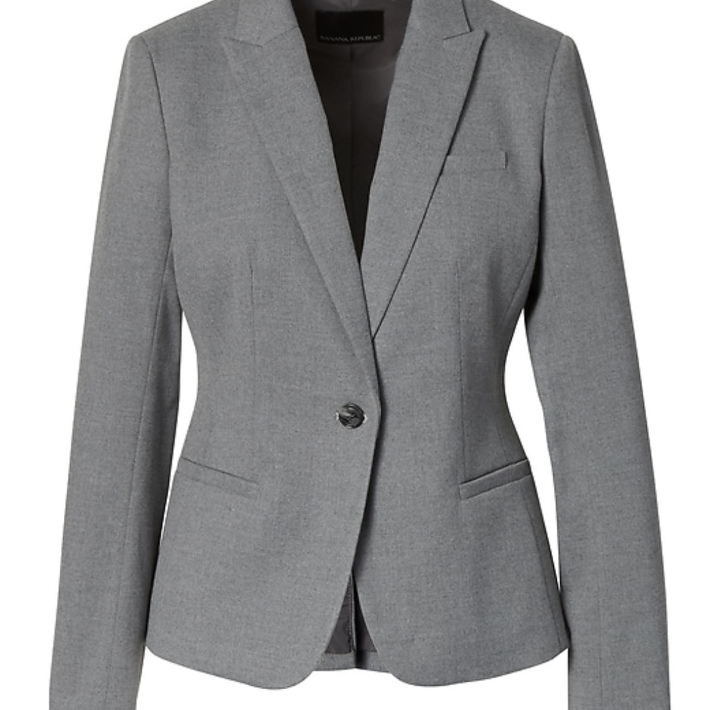 Banana Republic Grey Blazer